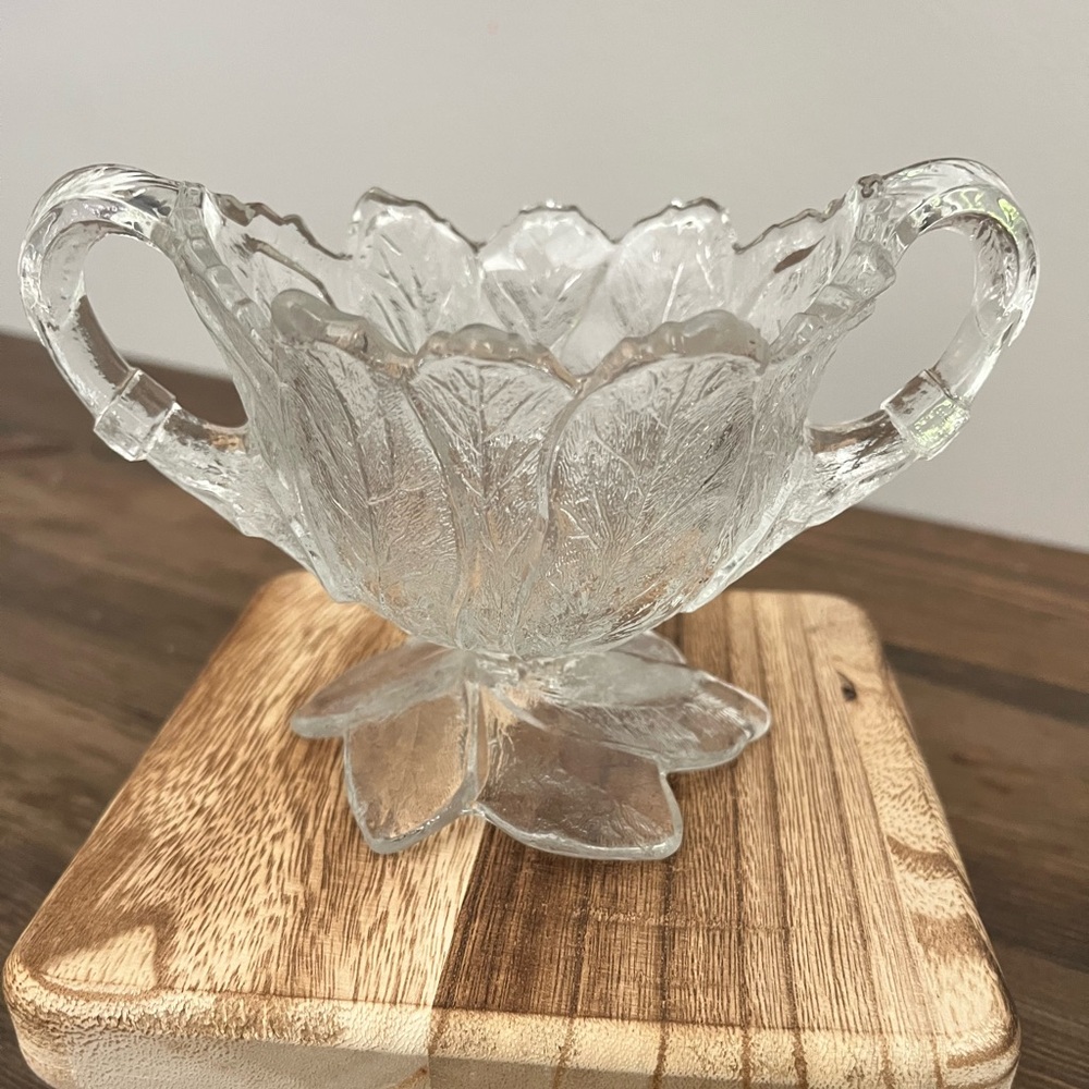 Vintage Cambridge Glass Everglades #26 Cream And Sugar Set - Picture 2 of 12
